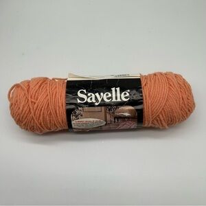 Sayelle DK Country Peach 100% Monsanto Acrylic Worsted Yarn skein NIP
